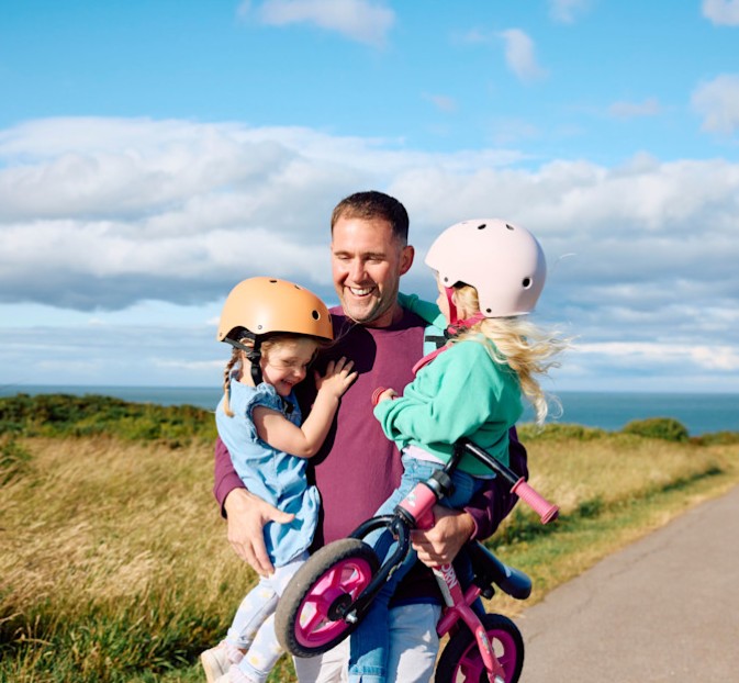 Family enjoying Haven Holiday